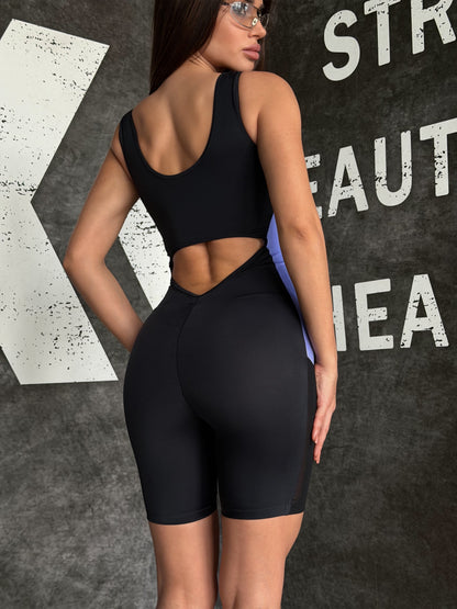 Power Muse Jumpsuit - Bronze Short