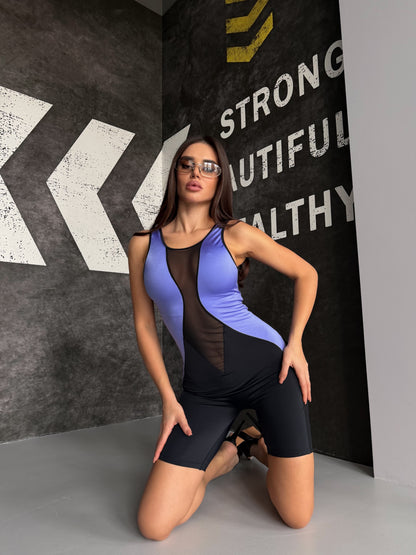 Power Muse Jumpsuit - Bronze Short